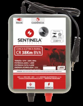 Eletrificador de cerca MOD CR 38.000 BVA