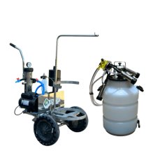 Ordenhadeira Móvel Inox In pulse Bv 450 2cv c / sup de tarro